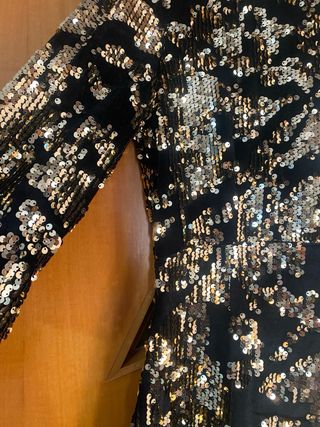 Abito Zara nero e oro taglia S
