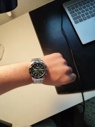 Reloj Viceroy Cronógrafo Verde y Plateado