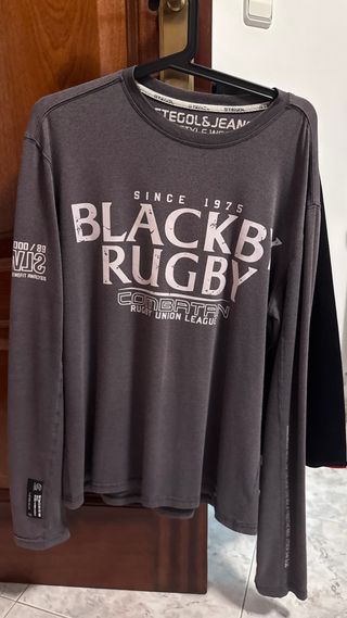 Camiseta Vintage Blackby Rugby Combatant