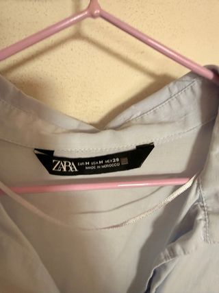 Camisa Zara azul