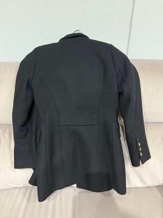 Abrigo corto xs Zara Manteco Negro