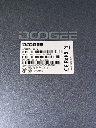 Tablet Android 13 DOOGEE U10 