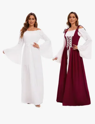 Disfraz Vestido Medieval para Mujer Renacentista 