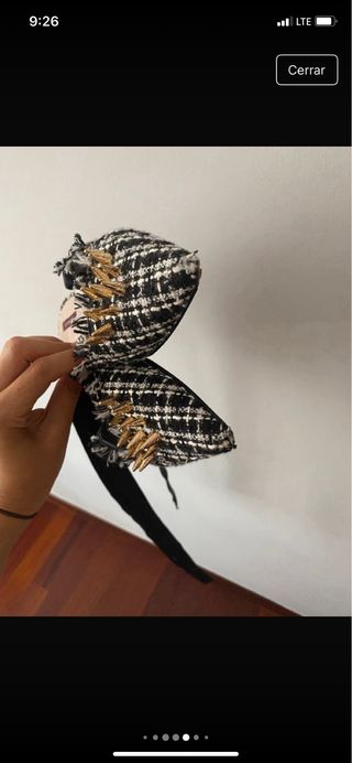 Zapatos planos Uterqüe tweed lazo