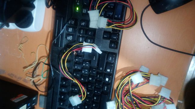 Lote 6 Cables Duplicadores Molex IDE + 1  FLOPPY
