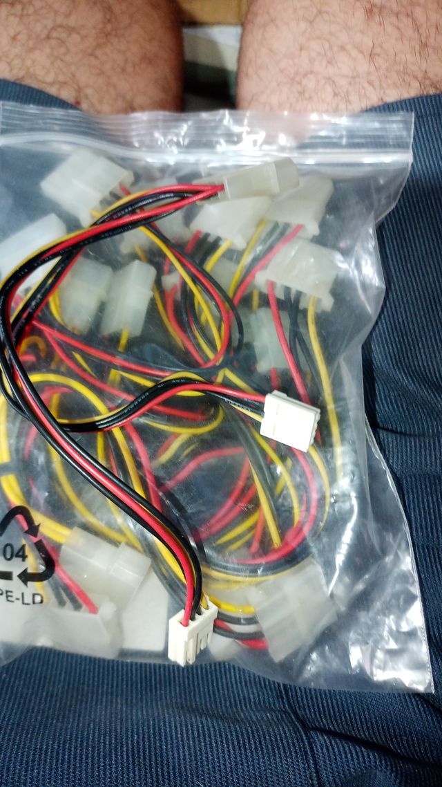 Lote 6 Cables Duplicadores Molex IDE + 1  FLOPPY