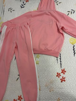 Conjunto Chándal Nike Rosa y Blanco