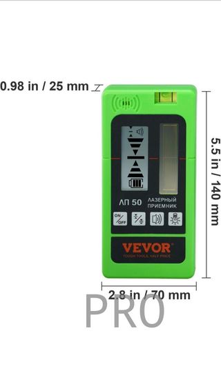 Receptor Láser para Nivel Láser Alcance de 60m