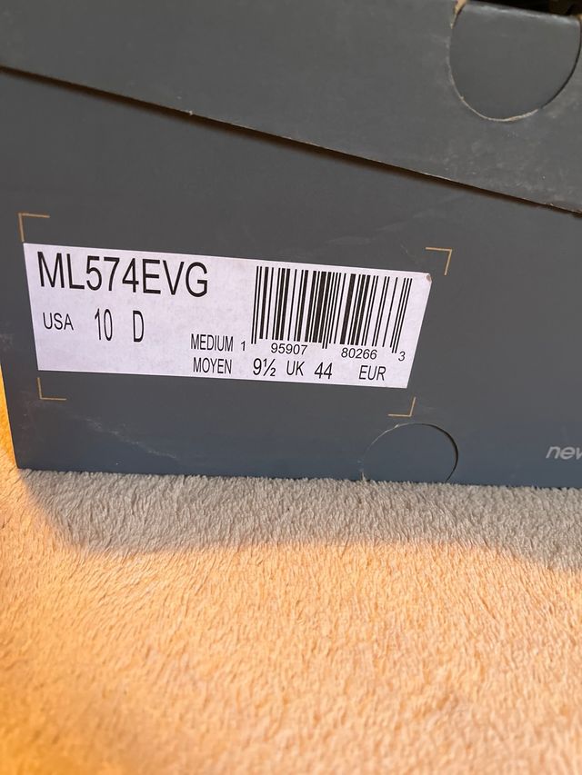 New Balance 574 Gris/Blanco