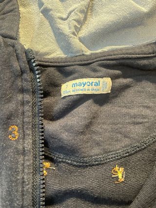 Felpa Mayoral bimbo con stampa numeri