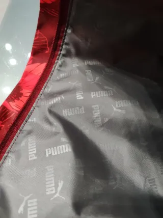 Borsa shopping floreale Puma rossa