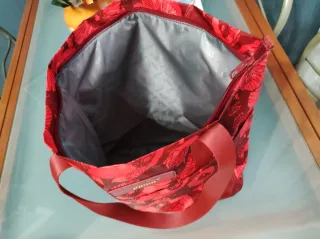 Borsa shopping floreale Puma rossa