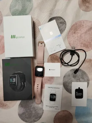 Reloj Inteligente IFUI Mujer Dorado y Rosa