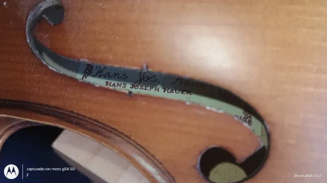 Violín 4/4 Hans Joseph Hauer