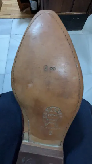 Botas camperas marrones de piel