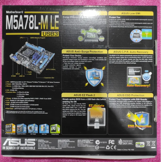 Placa Base ASUS M5A78L-M LE + CPU AMD FX 6300