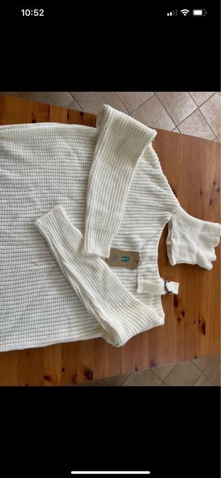 Vestito in maglia collo alto