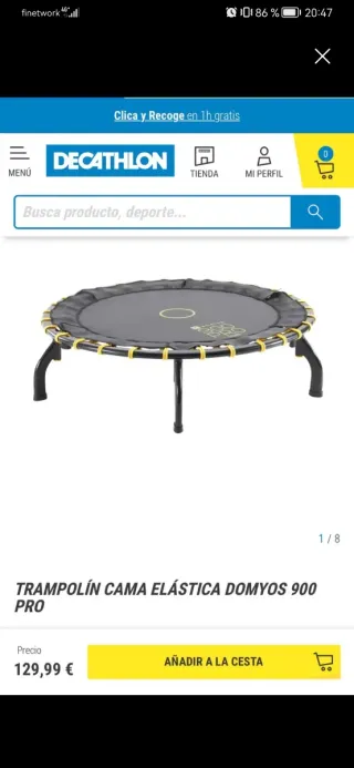 Trampolín Domyos Pro 900