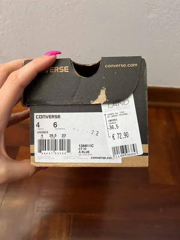 Converse All Star Blu