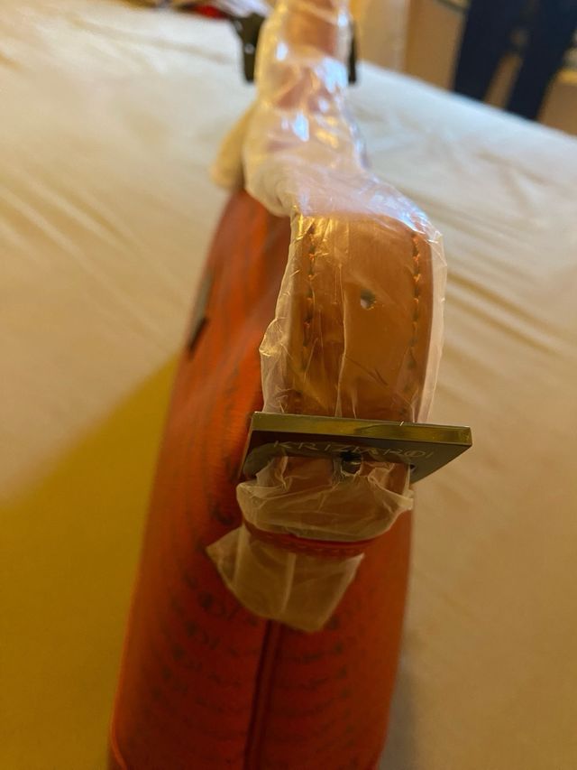 Borsa a tracolla Krizia rossa monogram