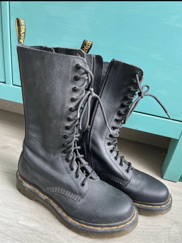 Botas Dr. Martens 1B99 Virginia Altas Negras