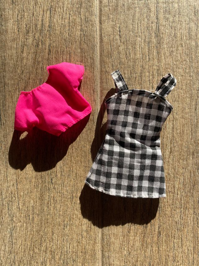 Conjunto 2 Piezas Vestido Ropa Barbie Mattel