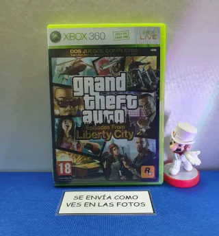 JUEGO XBOX 360 GRAND THEFT AUTO EP LIBERTY CITY