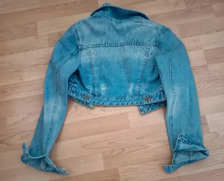 Cazadora vaquera corta chica Talla S