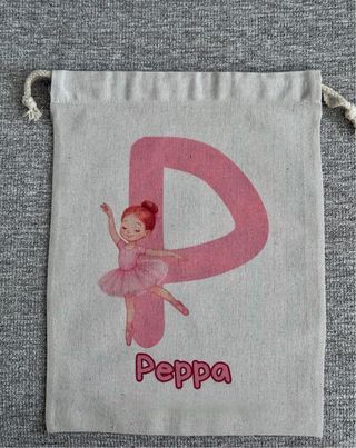 Bolsa de lino personalizada