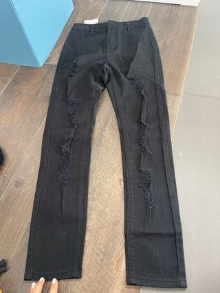 Jeans OVS neri strappati donna