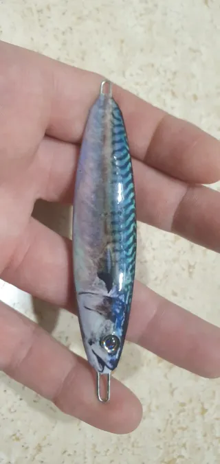 Jig de pesca imitación pez real