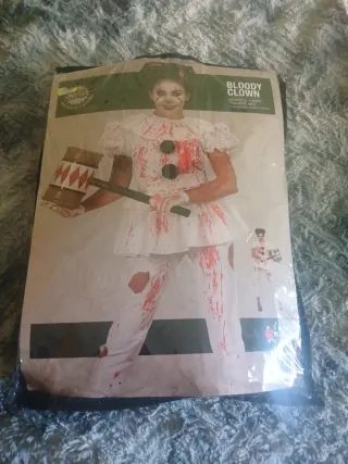 Disfraz Payaso Sangriento Talla Única