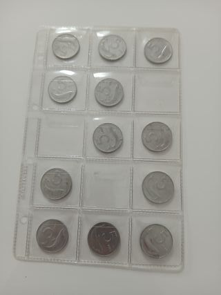 Lotto 64 monete 1 2 5 lire Repubblica Italiana