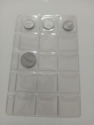 Lotto 64 monete 1 2 5 lire Repubblica Italiana