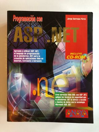 Programación con ASP .NET. Libro. Tapa blanda