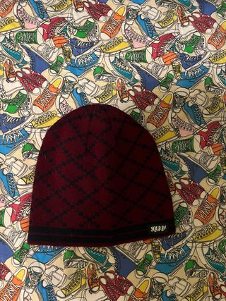 Cappello uomo SQUAD2 rosso e nero
