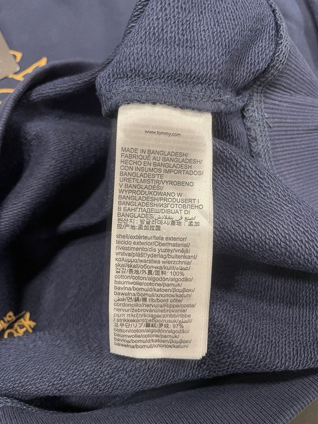 Felpa Tommy Jeans Blu Oro