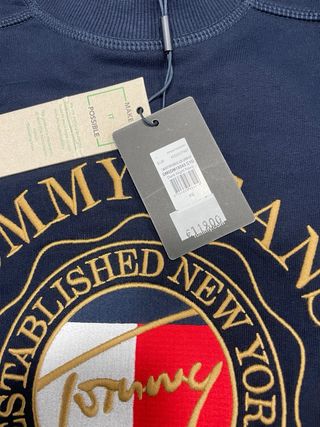 Felpa Tommy Jeans Blu Oro