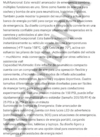 2 COMPRESORES ARRANCADORES PARA COCHE.