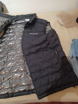 Chaleco Columbia Negro Hombre