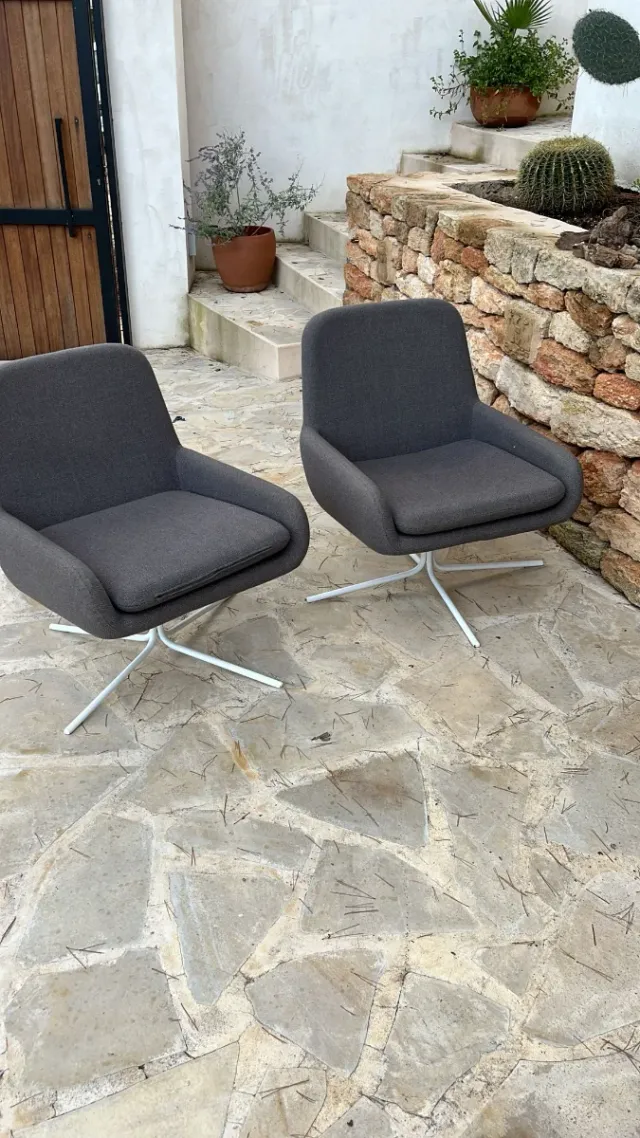 2 Sillones giratorios Softline Coco