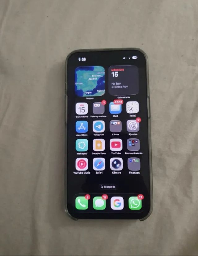 iPhone 14 Negro/Gris con MagSafe