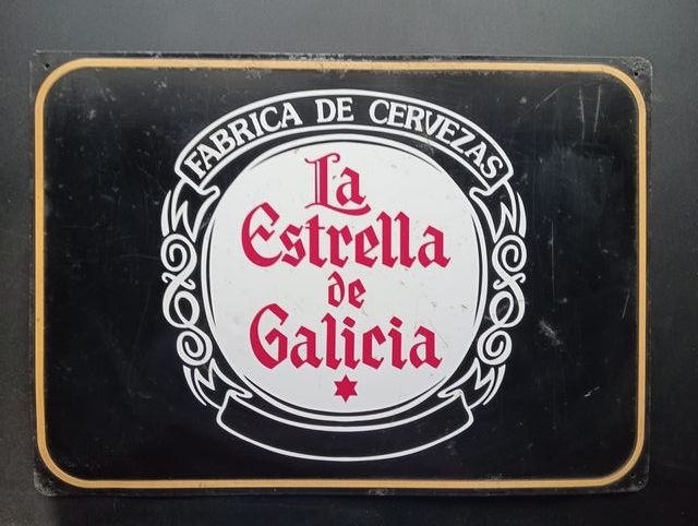 Cartel Vintage Estrella Galicia Pilsen