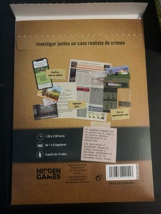 Gioco da tavolo Hidden Games: Crime Scene