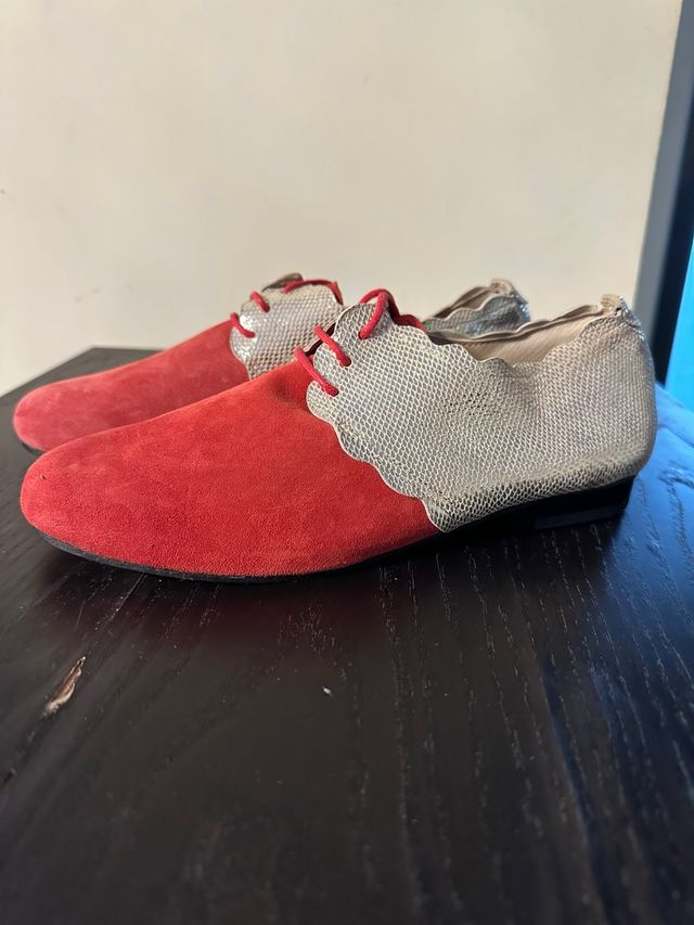 Blucher nuevo 37 de ante y piel