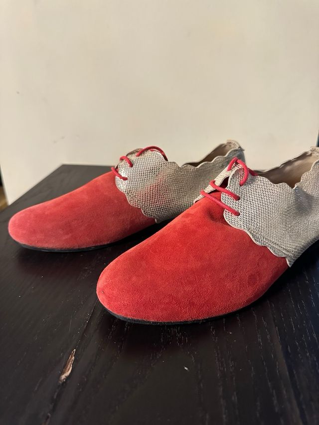 Blucher nuevo 37 de ante y piel