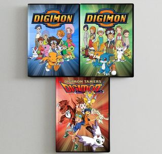 Pack series digimon dvd