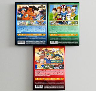 Pack series digimon dvd