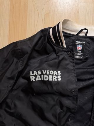 Giacca Bomber NFL Las Vegas Raiders Nera