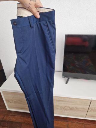 Traje Zara Man Azul Talla M